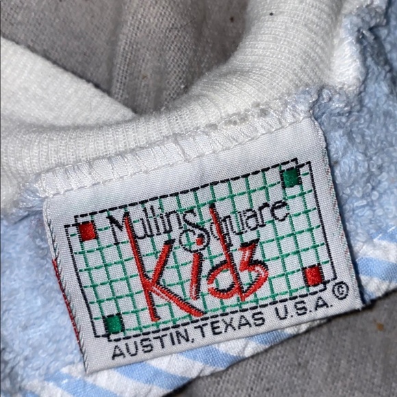 Rare Vintage Mullin Square Kids Bunny Baby Bib - Picture 3 of 4